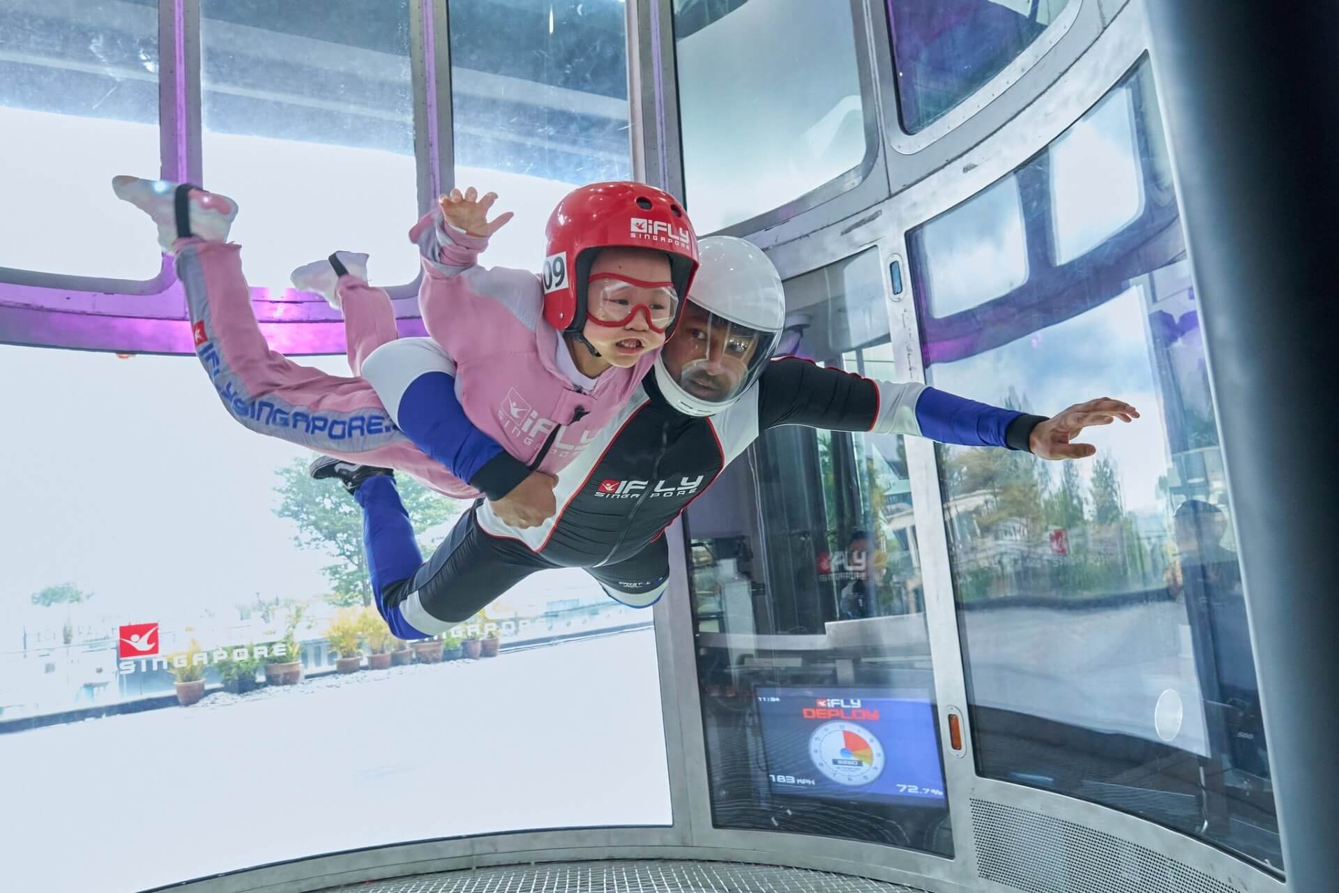Аэродинамическая труба iFly, остров Сентоза
