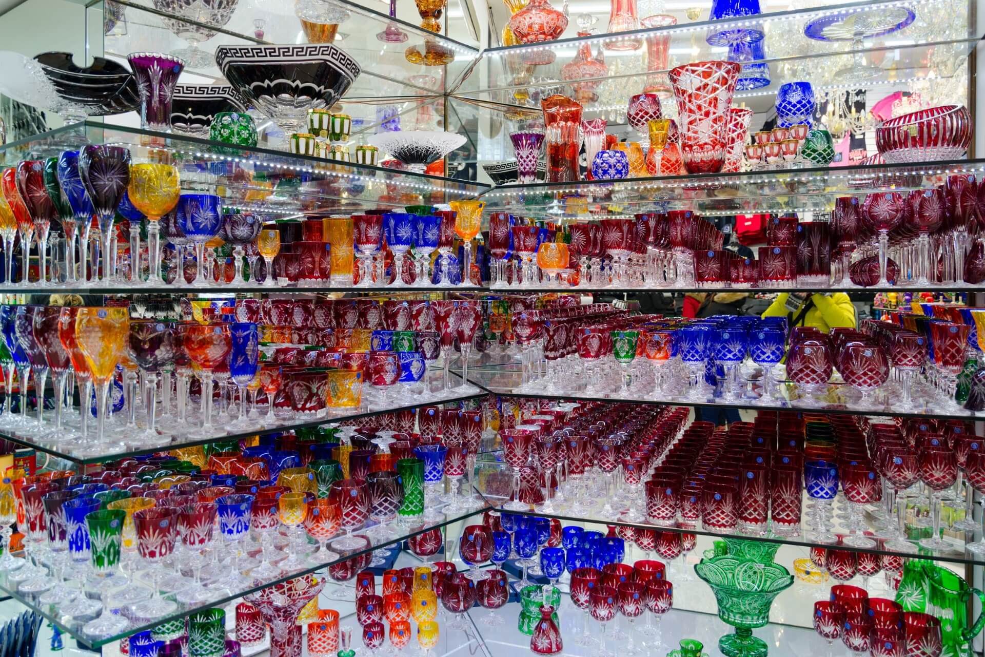 Чешское стекло, Прага