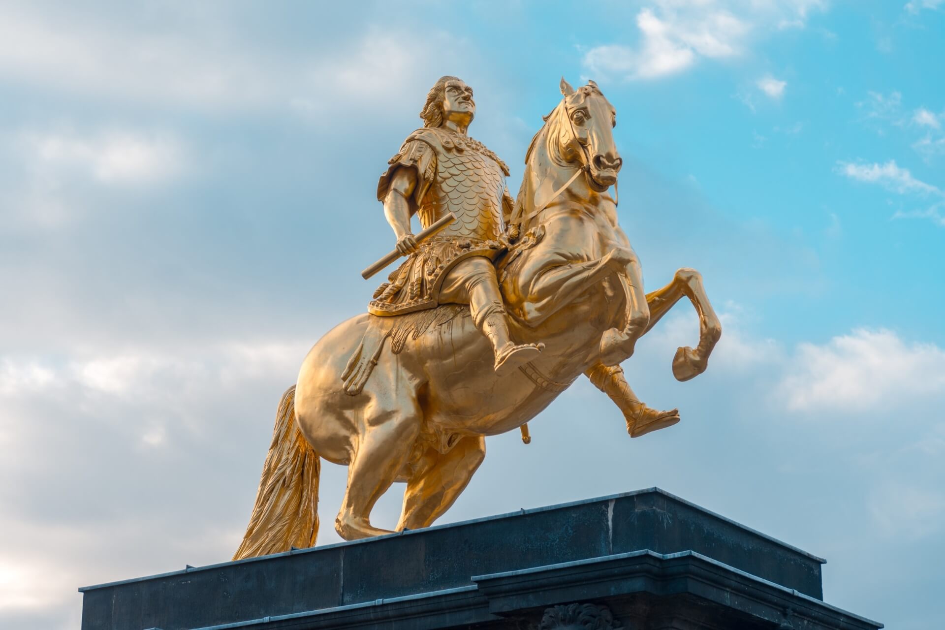 Золотой всадник, Дрезден