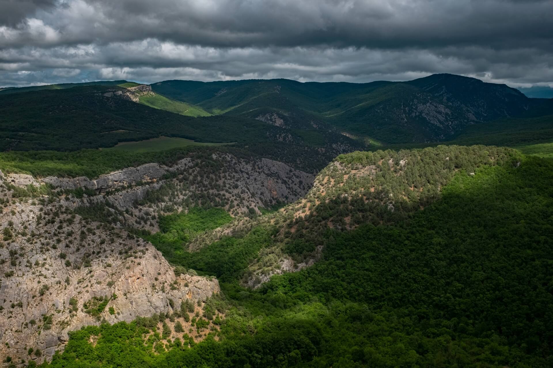 Изумрудный каньон, Крым