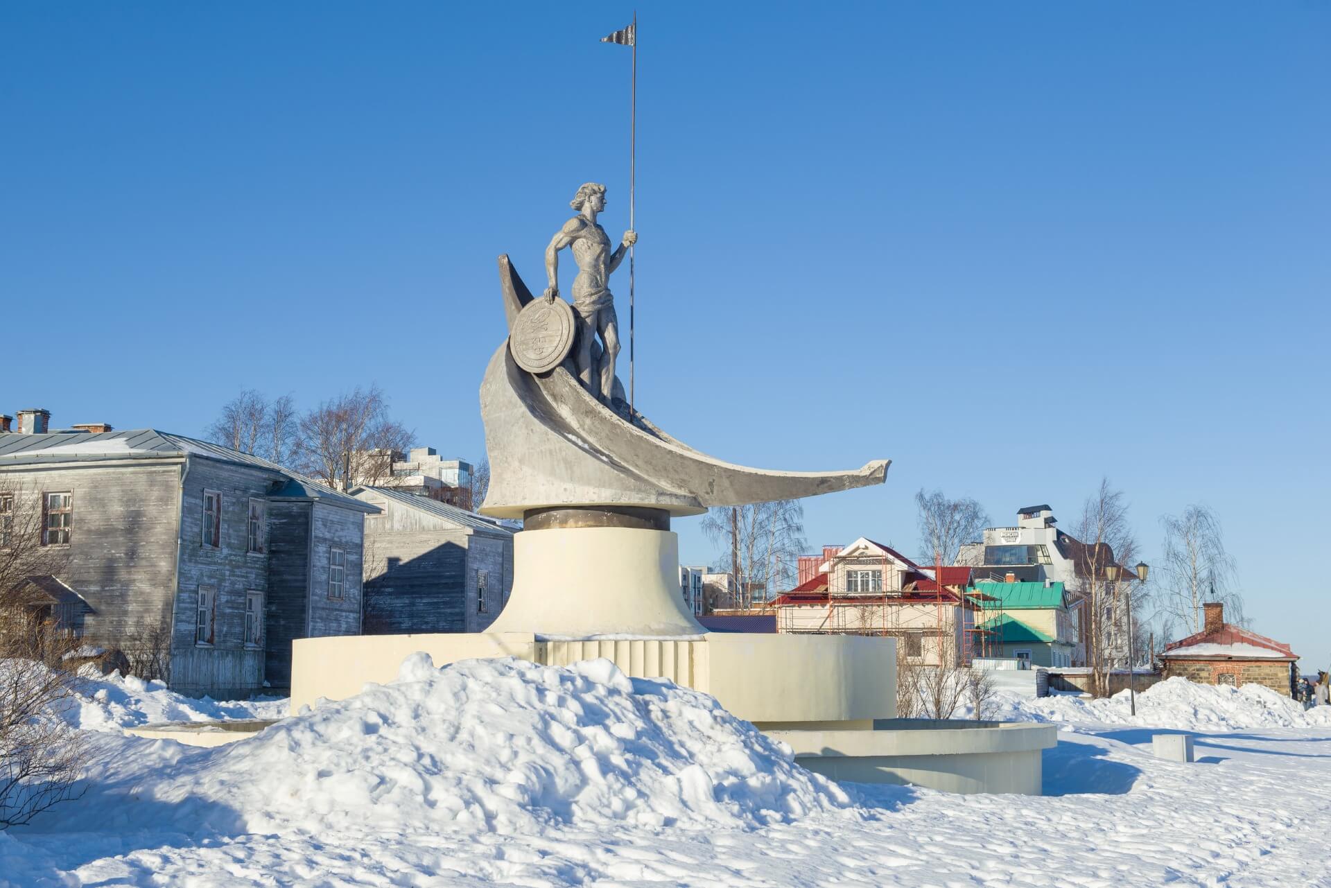 Петрозаводск в декабре, Россия