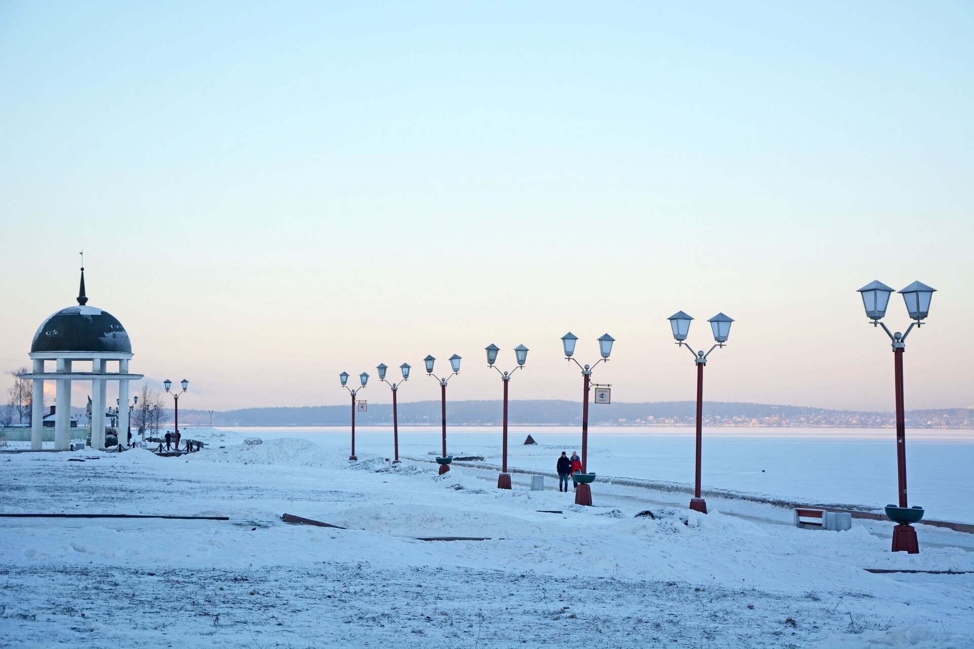 Петрозаводск в декабре, Россия