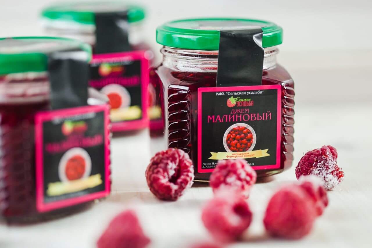 Продукция из малины «Барановское», Псков